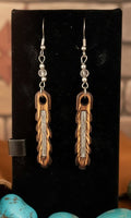 *Specialty Earrings* 1 of a kind Handcrafted wooden Feathers - Native Bling